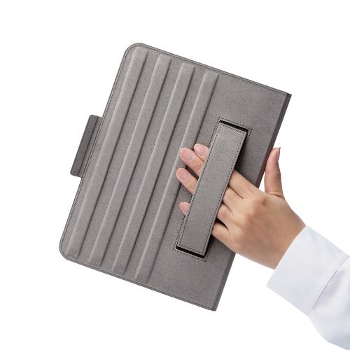 Elecom iPad 10.9-inch (Gen10) Soft Leather Case 360° Pencil Holder Bk