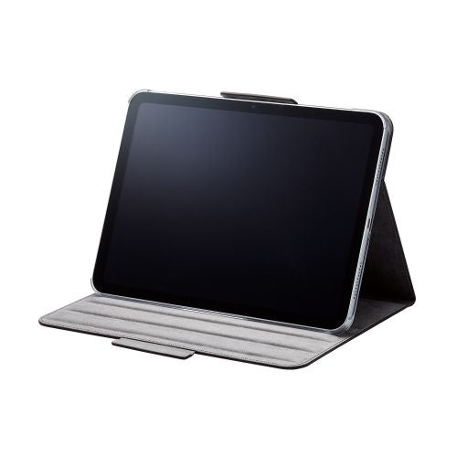 Elecom iPad 10.9-inch (Gen10) Soft Leather Case 360° Pencil Holder Bk