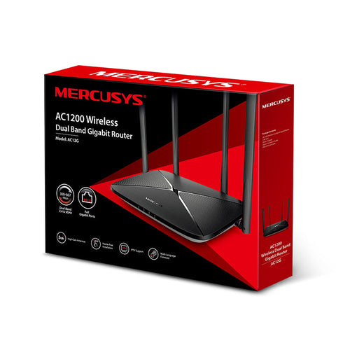 Mercusys AC12G AC1200 Dual-Band Wi-Fi Gigabit Router