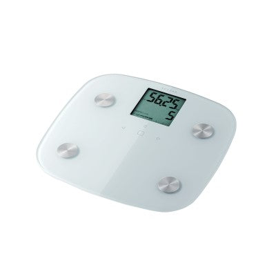 Elecom HCS-FS01WH Eclear Body Composition Weight Scale (White)
