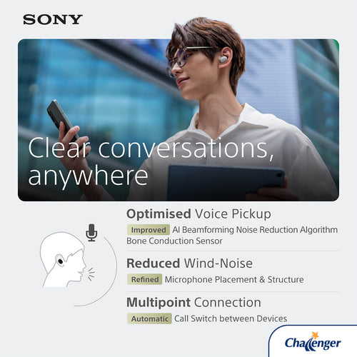 Sony WF-1000XM6/SCE TWS Earphones (Silver)